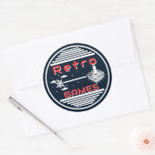 Sticker Rond Jeux Rétro NVB (Enveloppe)