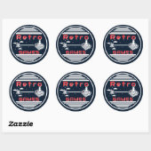 Sticker Rond Jeux Rétro NVB (Feuille)
