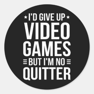 Sticker Rond Jeux Vidéo - Jeux Vidéo - Jeux Vidéo Drôle