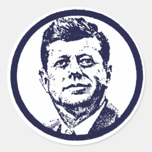 STICKER ROND JFK 1963