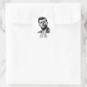 Sticker Rond JFK - John F. Kennedy (Sac)