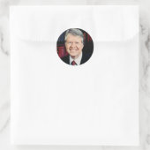 Sticker Rond Jimmy Carter 39 (Sac)