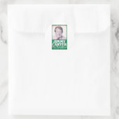 Sticker Rond Jimmy Carter Vintage (Sac)
