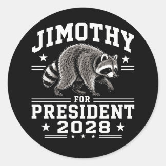 Sticker Rond Jimothy président 2028