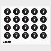 Sticker Rond Jin Wootteo L'astronaute K-Pop (Feuille)