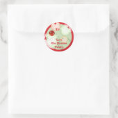Sticker Rond Jingle Bells (Sac)