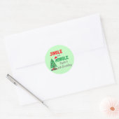 Sticker Rond Jingle Et Mingle Anniversaire (Enveloppe)