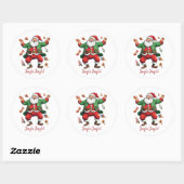 Sticker Rond Jingle Jingle ! (Feuille)