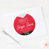 Sticker Rond Jingle Juice Personnalisé (Enveloppe)