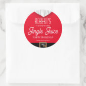 Sticker Rond Jingle Juice Personnalisé (Sac)