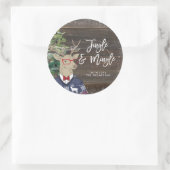 Sticker Rond jingle saut de noël (Sac)