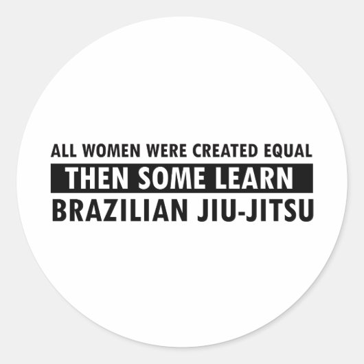 Sticker Rond Jitsu brésilien (Devant)
