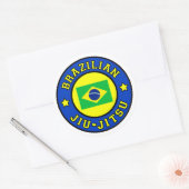 Sticker Rond Jiu Jitsu (Enveloppe)