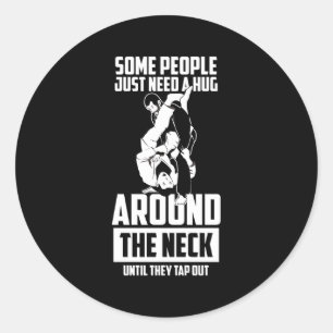 Sticker Rond Jiu Jitsu Pour Bjj Jiu Jitsu Brésilien