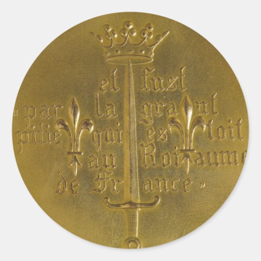 Sticker Rond Joan d'Arc (Devant)