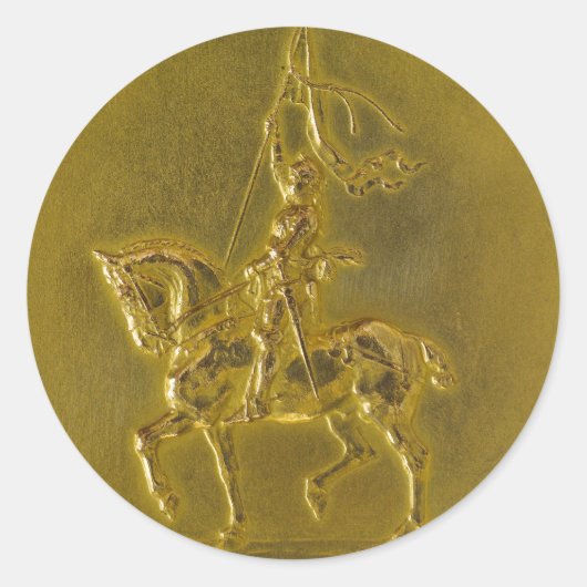 Sticker Rond Joan d'Arc (Devant)