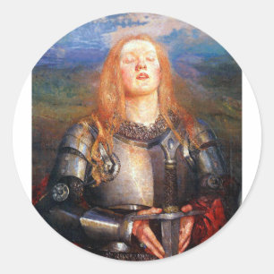 Sticker Rond Joan d'Arc