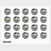 Sticker Rond Joan d'Arc (Feuille)