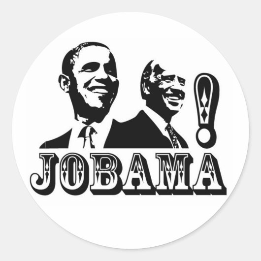 STICKER ROND JOBAMA ! (Devant)