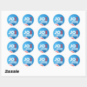 Sticker Rond Joe Biden 2020 (Feuille)