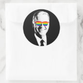 Sticker Rond Joe Biden Pride (Sac)