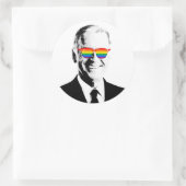 Sticker Rond Joe Biden Pride (Sac)
