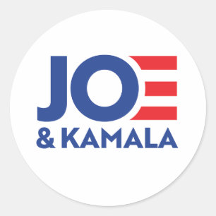 Sticker Rond Joe et Kamala