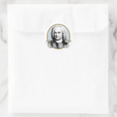 Sticker Rond Johann Sebastian Bach (Sac)
