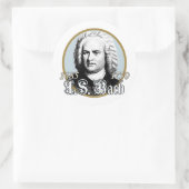 Sticker Rond Johann Sebastian Bach (Sac)