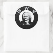 Sticker Rond Johann Sebastian Bach (Sac)