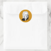 Sticker Rond Johann Sebastian Bach (Sac)