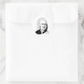 Sticker Rond Johann Sebastian Bach (Sac)