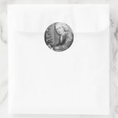 Sticker Rond Johann Sebastian Bach Stuff (Sac)