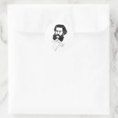 Sticker Rond Johann Strauss Jr (Sac)
