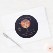 Sticker Rond John 3:16 (Enveloppe)