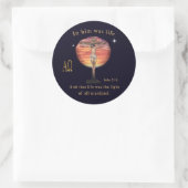 Sticker Rond John 3:16 (Sac)