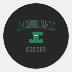 Sticker Rond John Carroll Catholic High School Cavaliers Footba