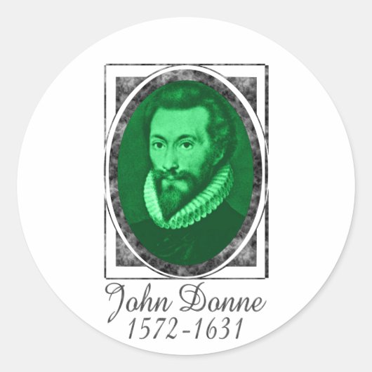 Sticker Rond John Donne (Devant)