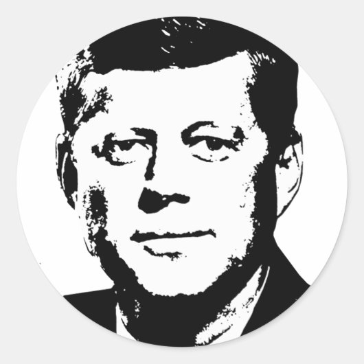 Sticker Rond John Kennedy Gear (Devant)