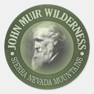 Sticker Rond John Muir Wilderness