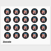 Sticker Rond John Rk Meme Humor Men Women  (Feuille)