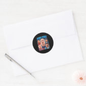 Sticker Rond John Rk Meme Humor Men Women  (Enveloppe)