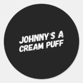 Sticker Rond Johnny (Devant)