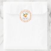 Sticker Rond Joie de Fleur d'Orange Little Cutie (Sac)