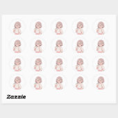 Sticker Rond 👩 Joie Maman (Feuille)