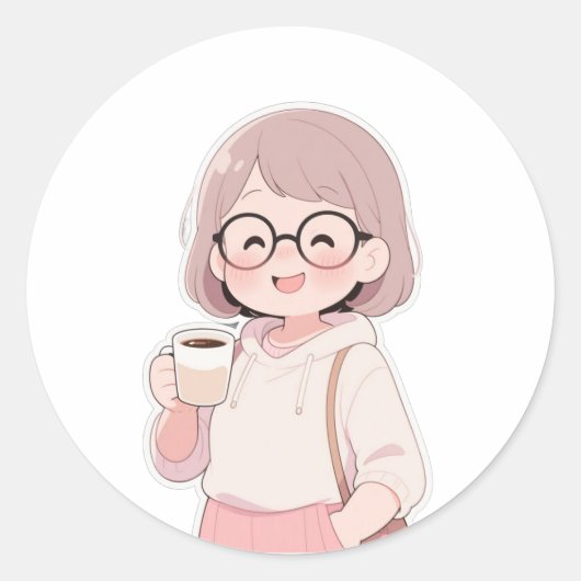 Sticker Rond 👩 Joie Maman (Devant)