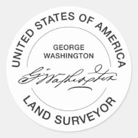 Joint d'arpenteur de terre de George Washington