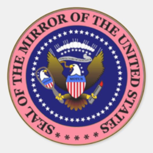 STICKER ROND JOINT DE MOTUS : ROSE (Devant)