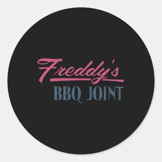 Sticker Rond Joint Freddy’s Bbq (Devant)