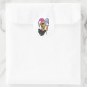 Sticker Rond Joker de tabagisme (Sac)